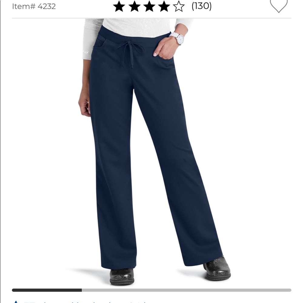 Grey’s Anatomy by Barco scrub pants. Navy. Women’s large
